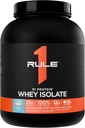 Règle 1 Isolation de lactosérum R1 - Avec 25g Protéines et 6g BCAA Exclusivement à partir de sources isolées et hydrolysées pour la récupération d'entraînement (5 livres*, gâteau d'anniversaire)