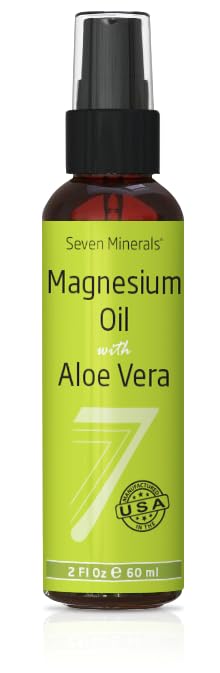 Zeven mineralen Pure Magnesium Oil Spray - Farmaceutische (USP) - Hoogste sterkte - Mined in the USA