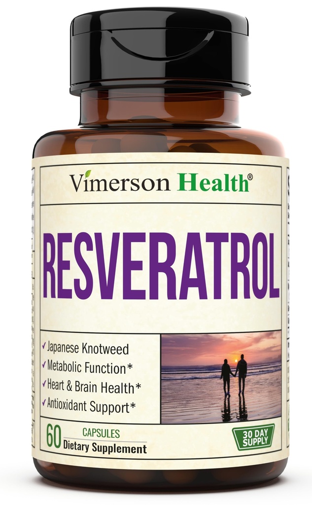 Japanse Knotweed Capsules - Resveratrol Supplement met 1000mg Japanse Knotweed, Green Tea Extract, Quercetin, Grape Extract. Krachtige antioxidant voor gezonde veroudering en cardiovasculaire ondersteuning. 60 capsules