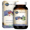 Jardin de la vie Une fois par jour des aliments entiers multivitamines pour les hommes, les hommes biologiques vitamines et minéraux, vitamine C, zinc, végétalien, pour la santé et le bien-être, 60 comprimés