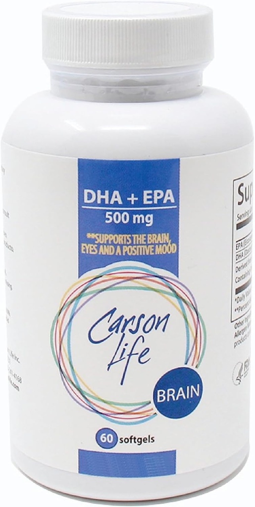 Carson Life DHA EPA Omega 3 Supplement 