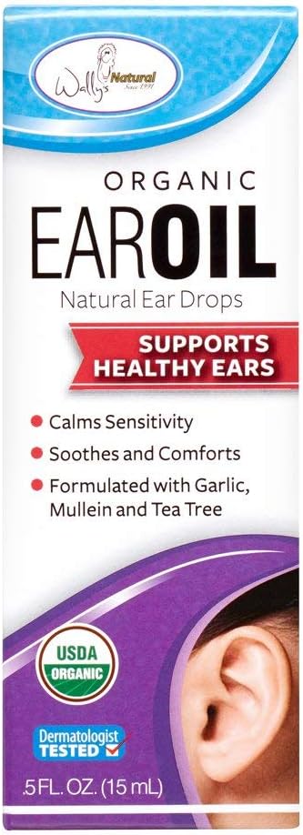 Wally's natuurlijke biologische oorolie, .5oz. Per fles (2 verpakking)