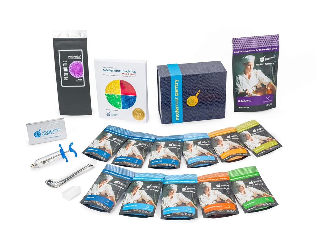 PREMIUM Gastronomie moléculaire "Fabriqué facile" Kit de démarrage
