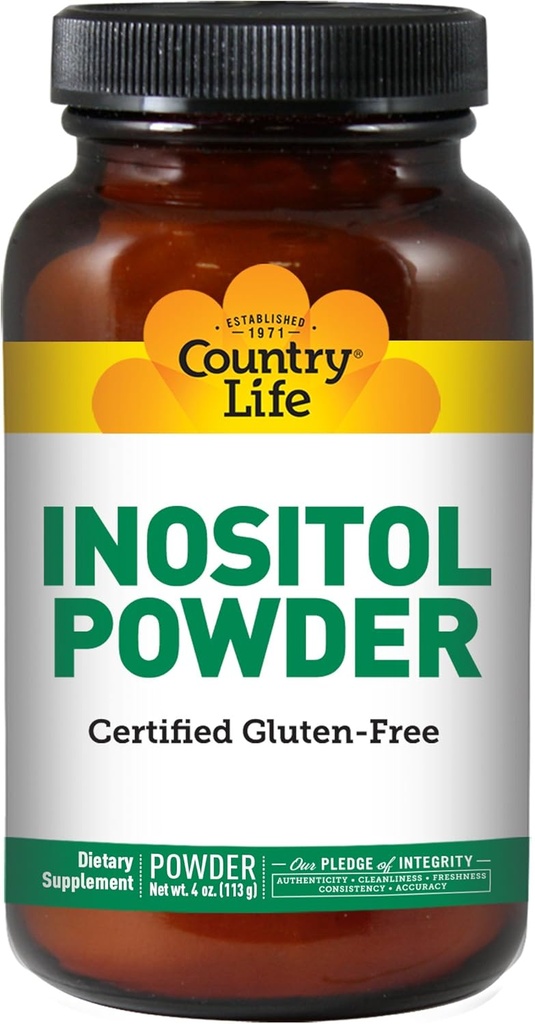 Country Life Inositol Poeder, 4-Ounce