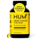 HUM Hier komt de Zon Immuun Ondersteuning Supplement met vitamine D supplementen voor vrouwen en mannen voor een gezond immuunsysteem, D3 Vitamine ondersteunt Bone Health, 30 capsules