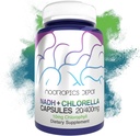 Nootropics Depot NADH + Chlorophylle 10mg Capsules de Nicotinamide Adenine Dinucléotide 20mg de Chlorella vulgaris (Cellule cassée) 400mg de Chlorella vulgaris