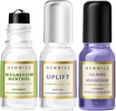 Magnesium Lavendel Roll On Pack van 3 - Perfecte Zelfzorg Cadeau voor verjaardag Kerstmis of Stocking Stuffers