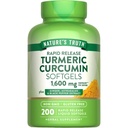 Nature's Truth Kurkuma Curcumin Complex Supplement met Black Pepper Extract, Gember & Astragalus 