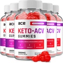 (5 Pack) Ace Keto ACV Gummies - Advanced Formula Ace Keto Plus ACV Gummies Apple Cider Vinegar Ace ACV, Weight Management, Dieetsupplement Beoordelingen Mannen Vrouwen (300 Gummies)