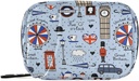 London Retro Print pil Box 7 dagen pil geval reis pil Organisator tas met rits draagbare Wekelijkse Vitamine Medicine supplement houder Pouch Bag