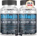 84.000 MG Biologische Shilajit Gummies met 85+ Trace Minerals, Fulvic Acid, Shilajit voor mannen & Women, Energy & Immune Support, High Potency Gold Grade, Sugar-Free, Vegan, 100% Natural 120 Gummies
