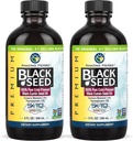 Verbazingwekkende kruiden Premium Black Seed Oil - Glutenvrije, niet GGO, koud geperste Nigella Sativa Aids in spijsverteringsgezondheid, Immune Support, Hersenfunctie - 8 Fl Oz (pakket van 2)
