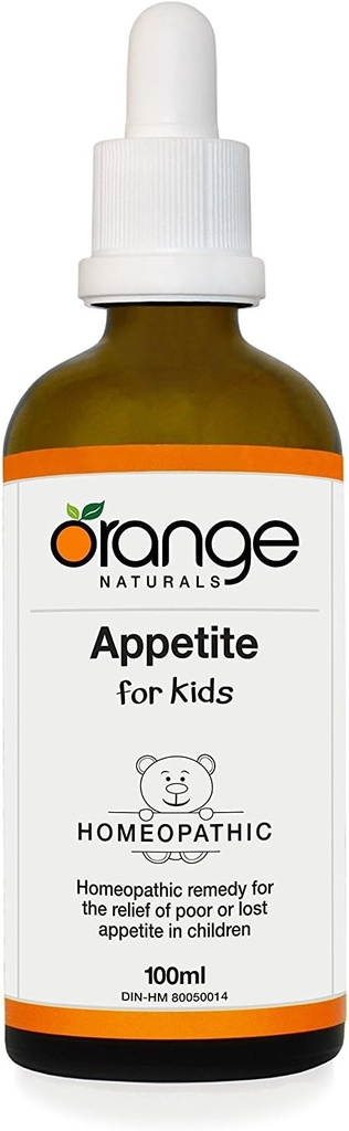 Orange Naturals Homeopathische Appetite voor kinderen, 3,38 Fluid Ounce