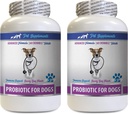 Honden Digestieve probiotica Restore - PROBIOTICS voor honden - Gezond Gut - Stop gas Diarree en slechte adem - Digestieve Boost - zuurophilus voor honden - 2 flessen (120 Treats)