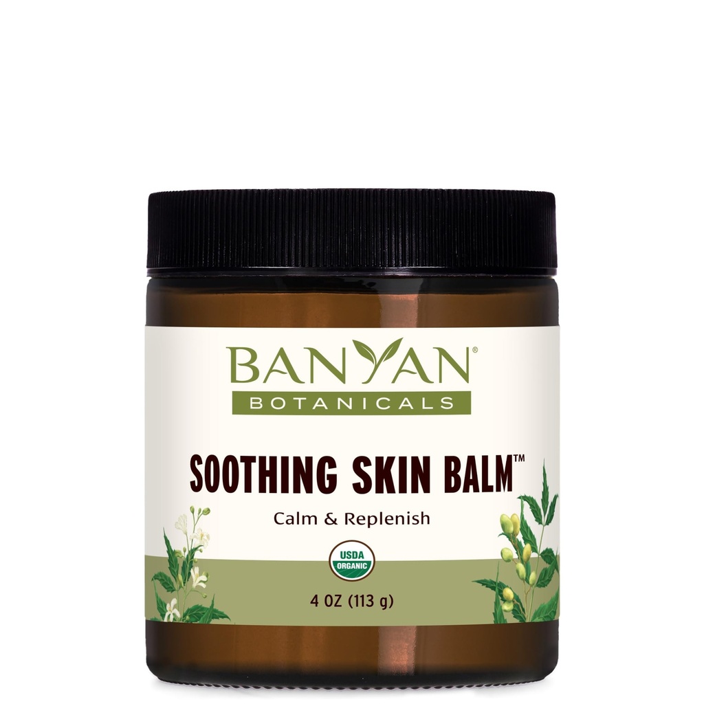 Banyan Botanicals Verzachtende huidbalsem Biologische Herbal huidverzorging Salve met Neem Leaf en Vetiver Verzachtende balsem voor natuurlijke huidgezondheid 4 oz Niet GG Duurzaam Bron: Petroleumvrij
