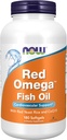 NOW Foods Supplementen, Red OmegaTM met CoQ10 30 mg en Omega-3 Visolie, Cardiovasculaire ondersteuning*, 180 Softgels