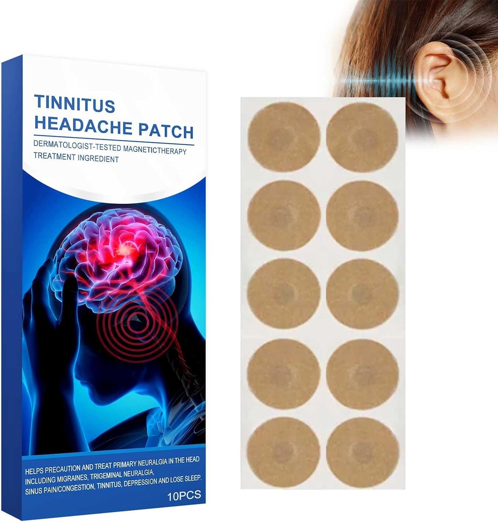 Tinnitus Patches, 10 pc's oor Patches voor Tinnitus, Oorpijn Patch, Horen Weken, Itchy Ears/Niet-Woven Stof Patch (10PCS)