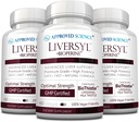 Goedgekeurde Science Liversyl - Ondersteuning Optimale leverfunctie - Reiniging en detox - Snel en effectief - Melkdistel, Artichoke Extract, en Bioperine - Vegan - 180 Tel - 3 maanden levering - Made in USA