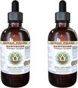 Extrait liquide sans alcool de Hawthorn, Hawthorn biologique (Crataegus Laevigata) Feuille séchée, fleur biologique et glycérite stem Hawaii Pharm supplément naturel à base de plantes 2x4 oz
