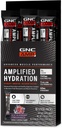 GNC AMP Amplified Hydration Electrolyte Powder Drink Mix Enhanced Electrolyte & Healthy Digestion Complex Acai Blueberry Poomegranate 10 Tellen