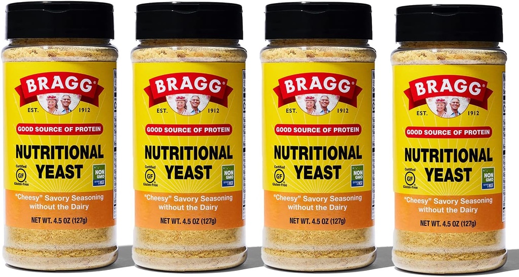 Bragg Nutritional Gist Seizoenen Veganistische, Glutenvrije Kaasvlokken Goede Bron van Proteïne & Vitaminen 