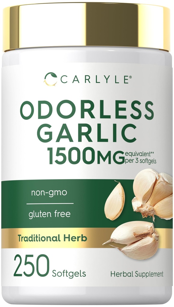 Carlyle geurloze knoflook Softgels 1500mg 