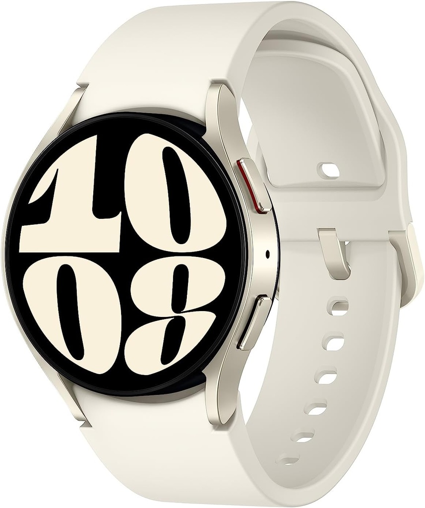 SAMSUNG Galaxy Watch 6 40mm Bluetooth Smartwatch w/ Fitness Tracker, Zones HR personnalisées, Entraînement avancé de sommeil, Heart Monitor, BIA Sensor, version américaine, Or (renouvelé)