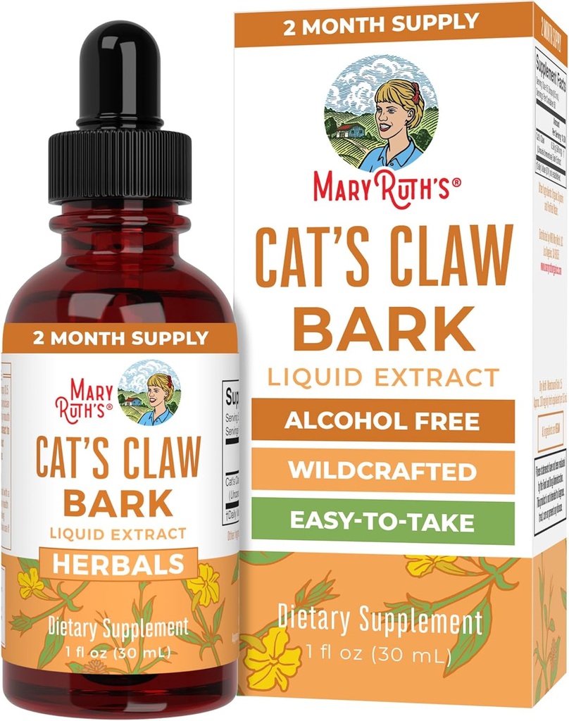 MaryRuth Organics Cat's Claw Herbal Liquid Drops 2 maand levering 