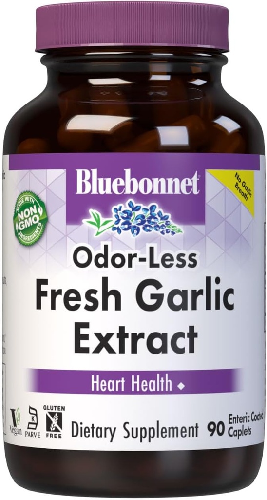 BlueBonnet Standardized Fresh Knoflook Extract Supplement, 90 Tel.