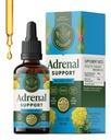 HERBAMAMA Adrenal Support Liquid Drops - Vegan Adrenal Tinctuur met Ashwagandha Root & Rhodiola Rosea Extract - Non-GMO, Alcohol & Sugar-Free Supplement - 28-Day Supply