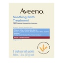 Aveeno Geurvrije rustgevende badbehandeling & Soak voor rustgevende verlichting, 100% natuurlijke Colloïdale havermout, Verlicht jeukende, geïrriteerde huid als gevolg van eczeem, 8 badpakketten voor eenmalig gebruik