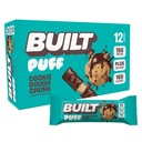 Built Bar, Puff Protein Bars, Cookie Dough Chunk Puff, 15g Protein Snacks, On-The-Go Bars, Slechts 160 Calorieën, 8g Suiker, Collageen, Niet Glutenvrij, 12 Tellen