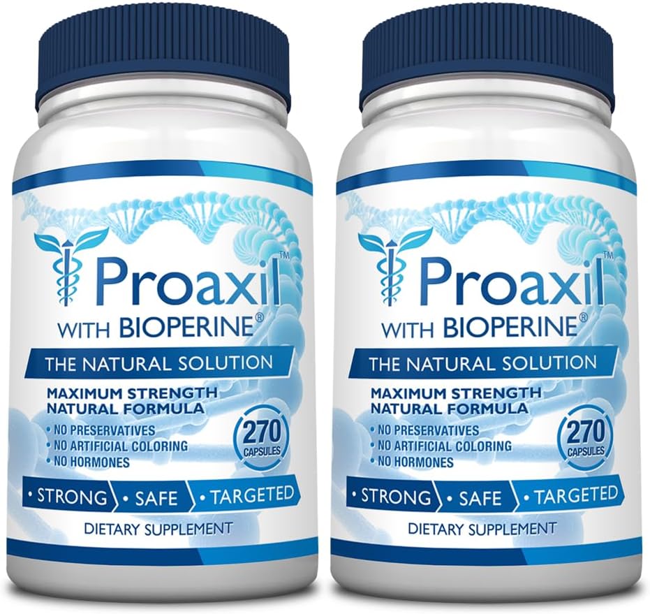 Consumer Health® Proaxil - 540 Capsules - Ondersteuning Prostate Health - Zink, Saw Palmetto, Bioperine® en Beta Sitosterol - Vegan Friendly, Made in USA - 6 maand levering