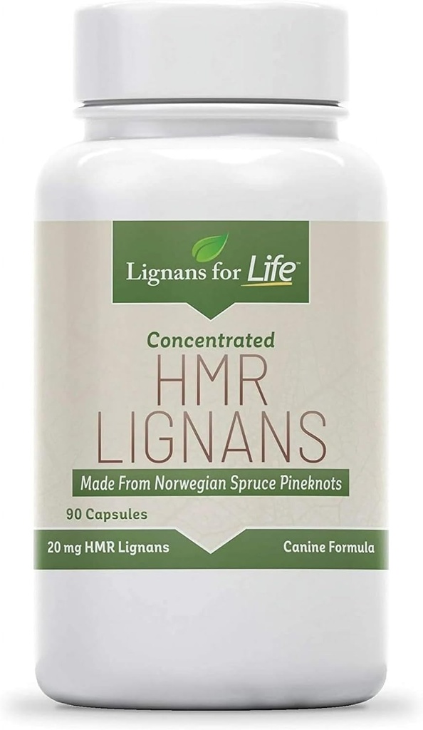 Lignans for Life HMR Lignans 20mg - 90 Capsules - Vitamine voor Gezonde Huisdier 