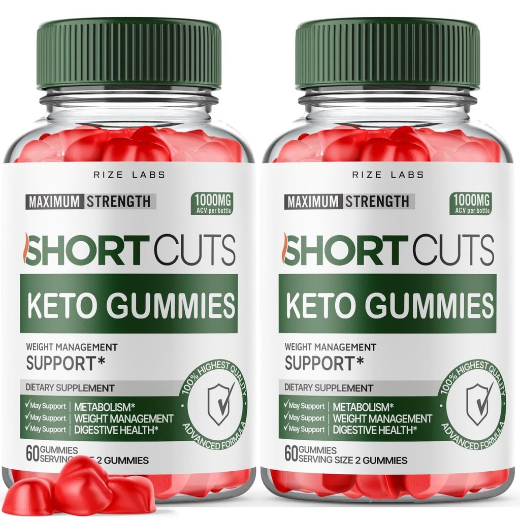 ize labs Raccourcis Gommies de kéto, Raccourcis Kéto pour la perte de poids avancée, Raccourcis Supplément de vinaigre de cidre de kéto pour l'énergie et le métabolisme, courtes coupes Gomitas Review (120 Gommies) (Pack de 2)