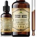 Irish Sea Moss Raw Organic Drops Natural Irish Sea Moss Extract for Thyroid Support, Digestion & Energy 
