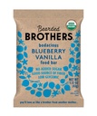 Brothers boursouflés, Barres d'énergie de protéines végétales organiques, Vanille Blueberry (12 Pack) - Sans gluten, Paléo, Fibre, Tout 30.