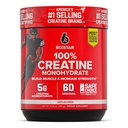 Six Star 100% Creatine Monohydraat Poeder - Unflavored Micronized Creatine Monohydraat Supplement voor workout prestaties, spieropbouw en sterkte - Creatine Powder for Women & Men - 60 Servers