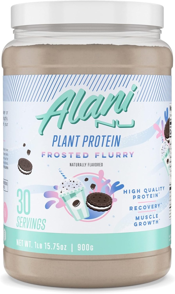 Alani Nu Plant-Based Proteïnepoeder Gevroren Veganistisch Proteïne 17g Maaltijdenvervangpoeder 30 Serves