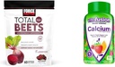 Force Factor Total Beets Chews for Heart Health with vitalusion Calcium Gummies for Bone & Teeth Support, 60 & 100 Count