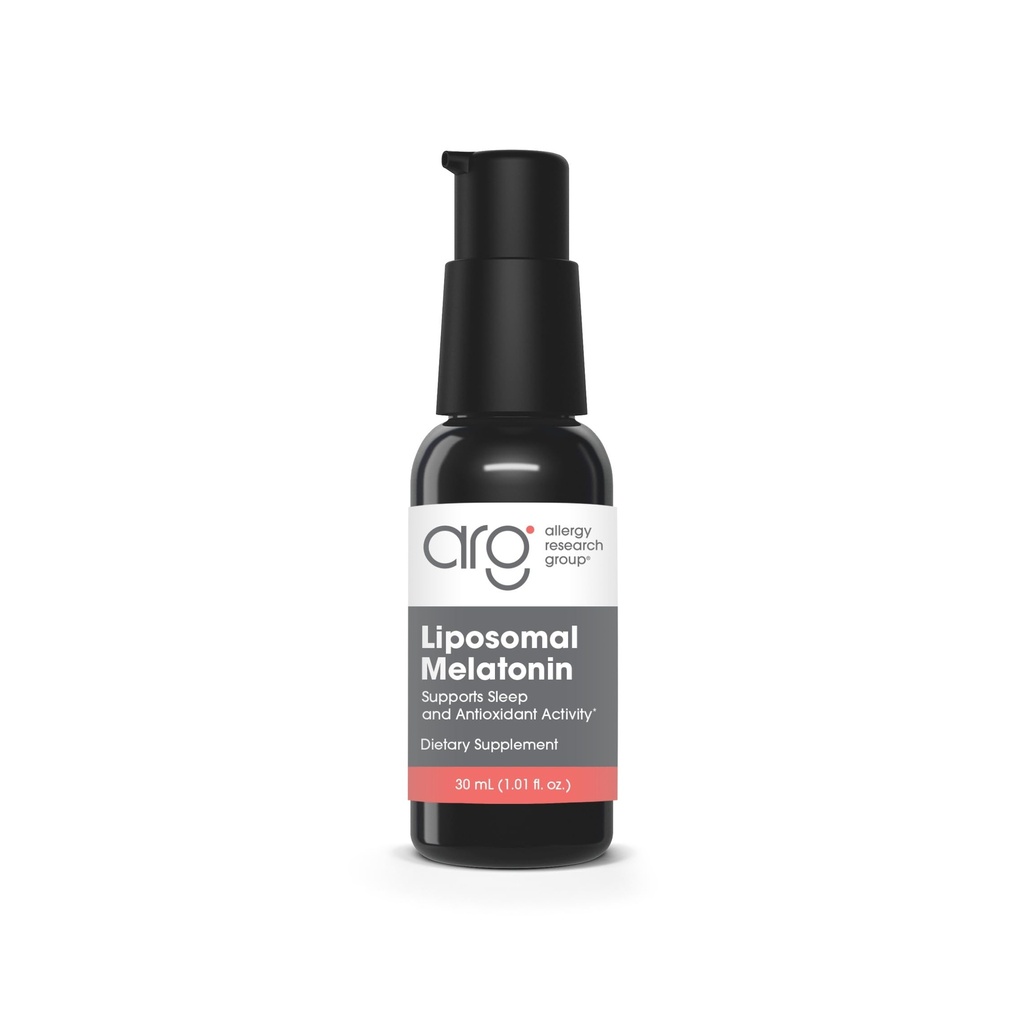 Allergie Onderzoeksgroep Liposomale Melatonine Supplement - Orale Slaapspray voor volwassenen, 1mg Liquid Melatonine, Pure, Snelwerkende Formule - 1 Fl Oz