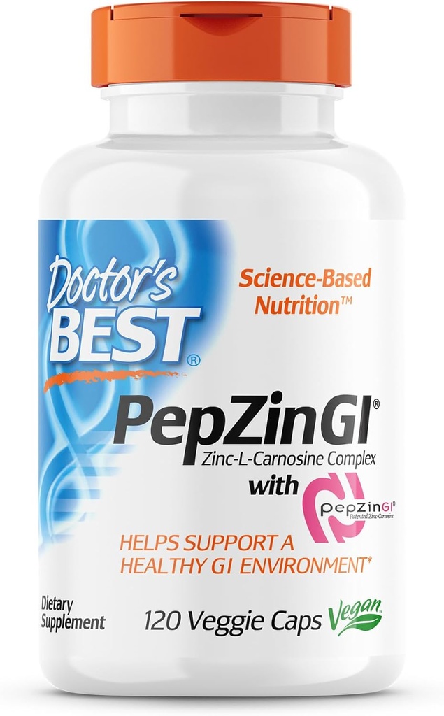 Arts's BEST Decompensative Enzymes Non-GMO 90 Veggie Caps & PepZin GI Zink-L-Carnosine Complex 120 Veggie Caps