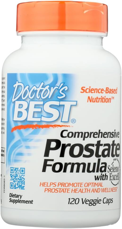 Doctor's Best Comprehensive Prostate Formula,Veggie Caps, 120-Count (pakket van 3)