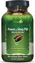 Irwin Naturals Power to Sleep PM - 60 Liquid Soft-Gels - met Melatonine, GABA, Ashwagandha, Valeriaanwortel & L-Theanine - 30 porties