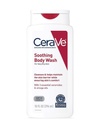 CeraVe verzachtende body wash voor droge huid, doucheolie voor gevoelige, droge, jeukende en eczeem-gevoelige huid, geurenvrij en paraben vrij en sulfaatvrij, 10 oz