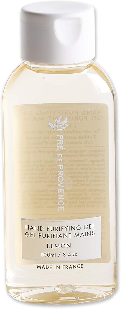 Pre de Provence Le gel hydratant à base d'alcool hydrate et adoucit les mains, 3,4 onces fluides, citron