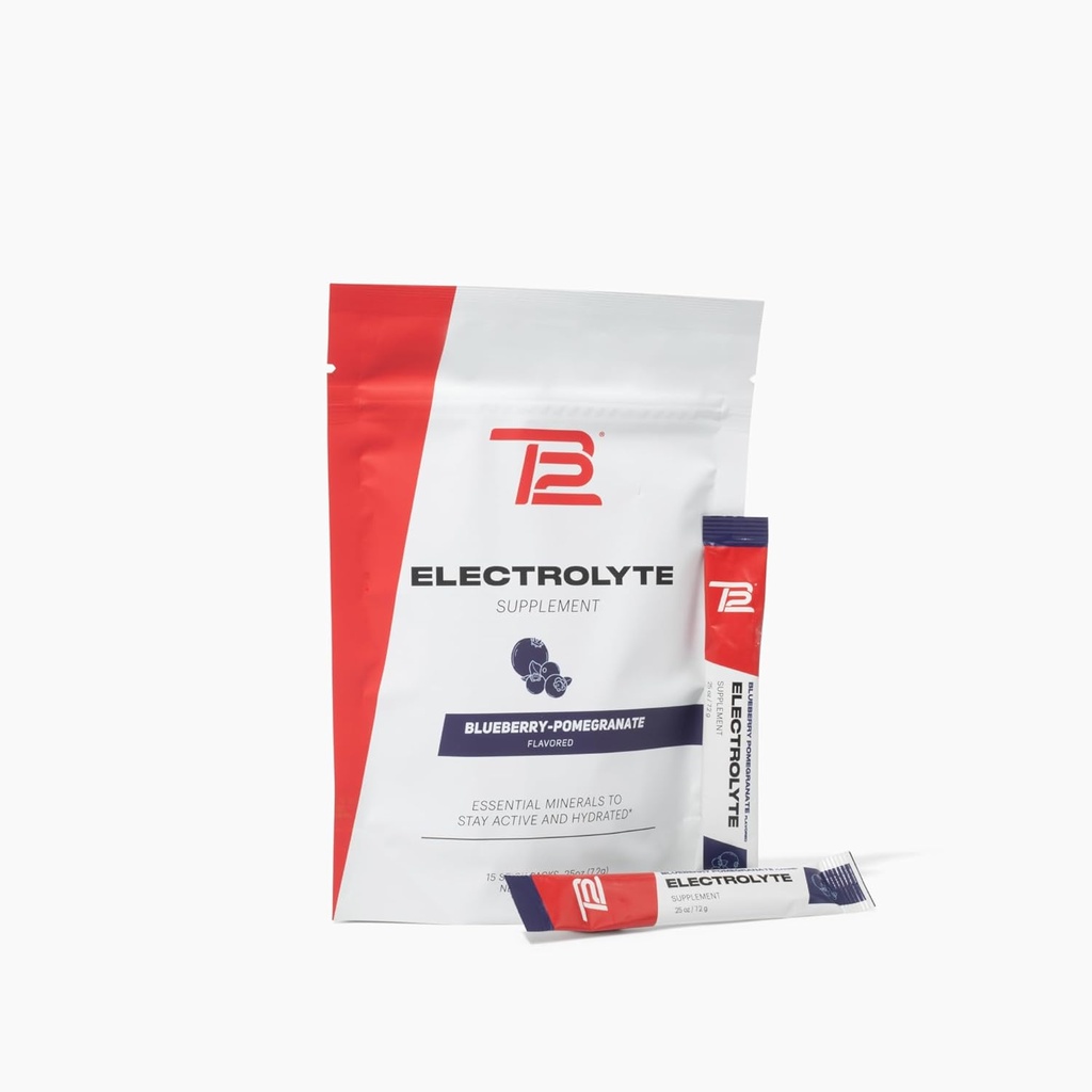 TB12 Electrolytes Powder Packets Blueberry Poomegranaatappel 