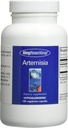 Groupe de recherche sur l'allergie Supplément Artemisia - Extrait biologique d'herbes de wormwood, Artemisia Annua, Hypoallergénique, Capsules végétariennes - 100 Compte