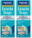 Hyland's oordruppels, natuurlijke verlichting van het oor van de zwemmer, koude en griep, Allergie symptomen, leeftijden 4 en ouder: (2 Pack)