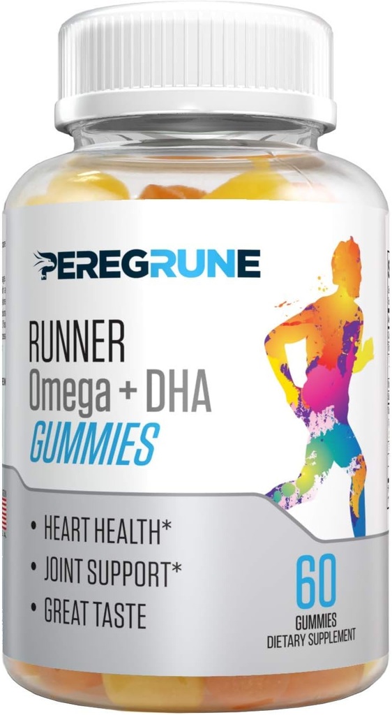 Runner Omega 3, 6, en 9 Gummies Plus DHA - Daily Running Supplements 